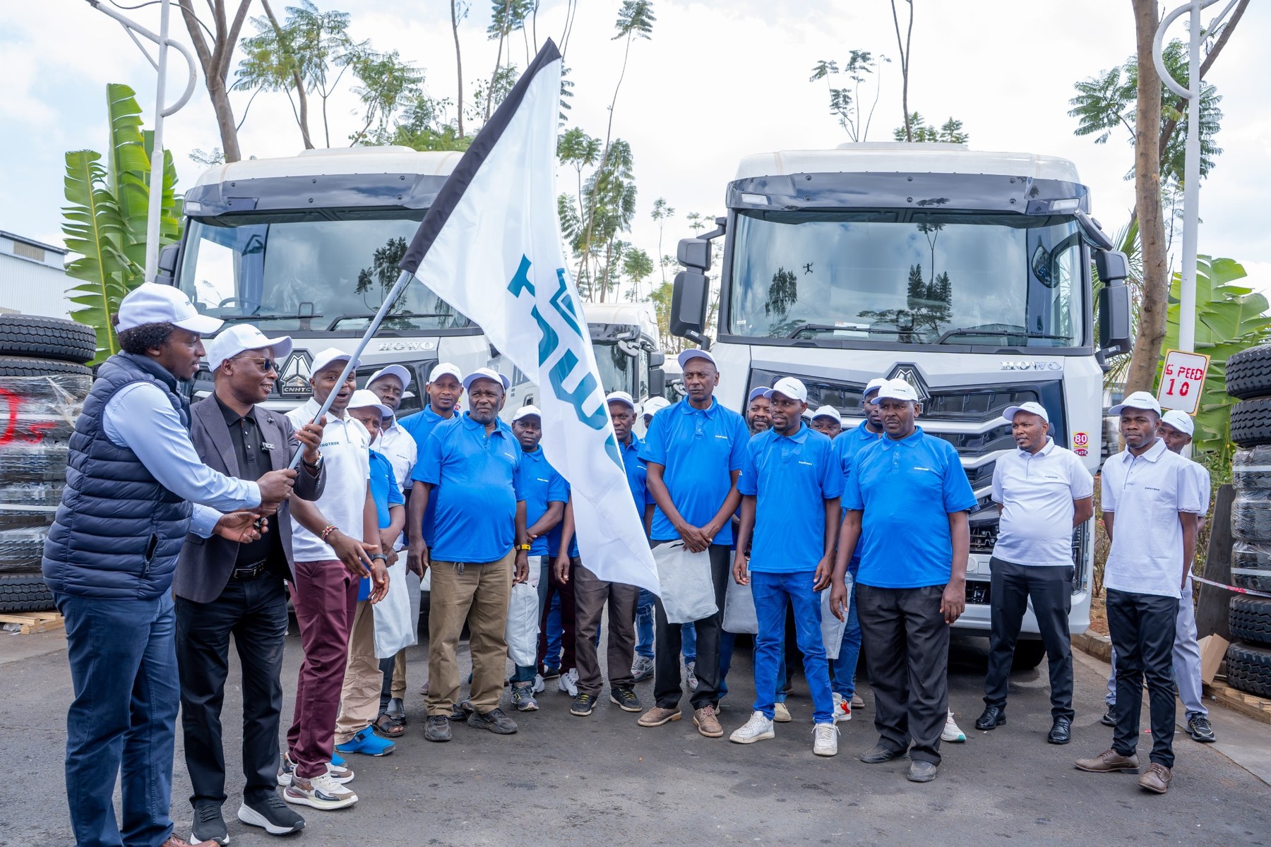 Truck flag-off event